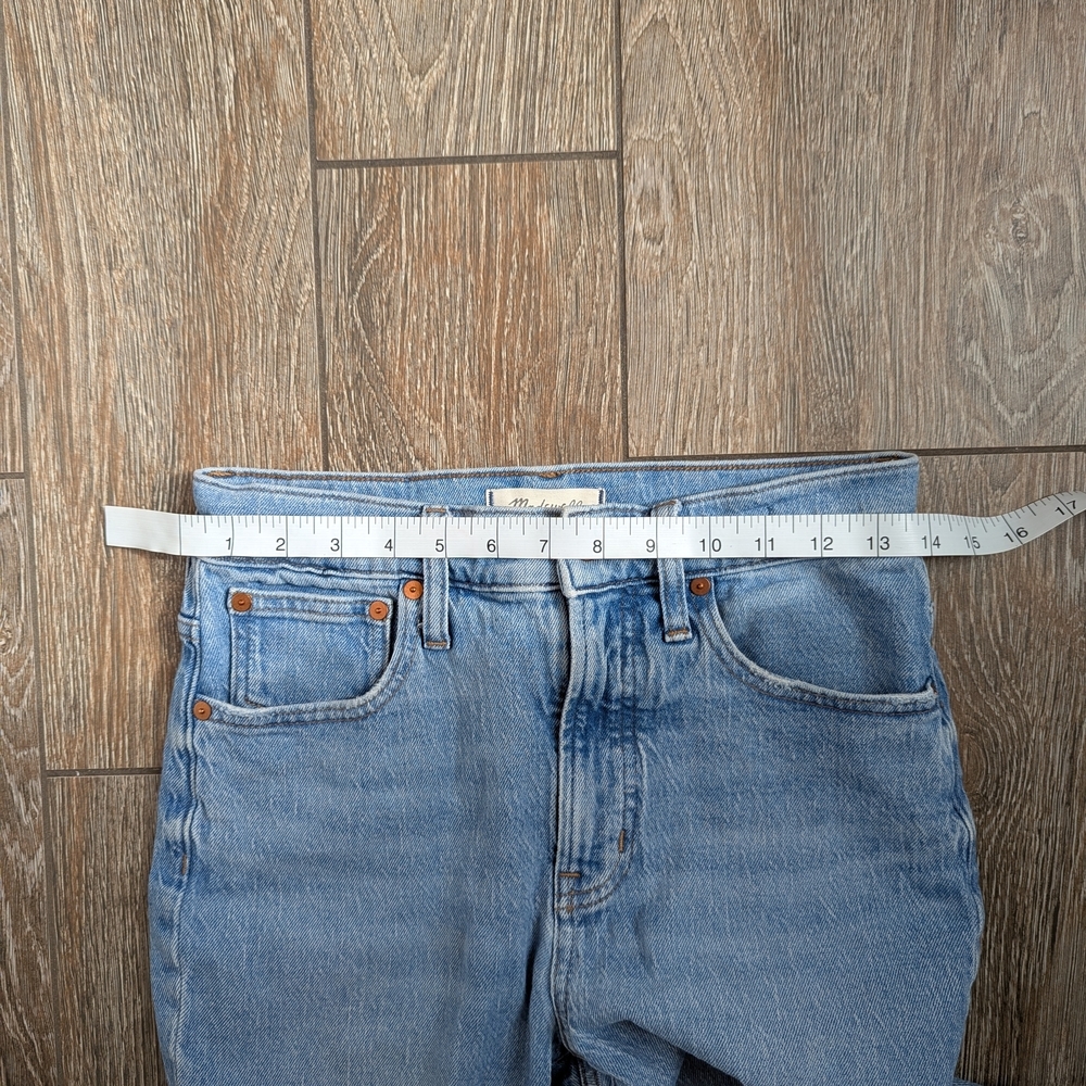 Madewell The Perfect Vintage Jean Size 25T / 0 High Rise Light Wash - Picture 12 of 15